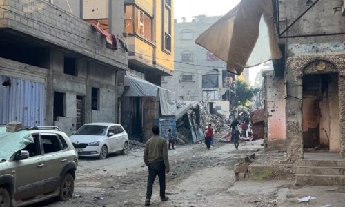 Un colmado en Gaza