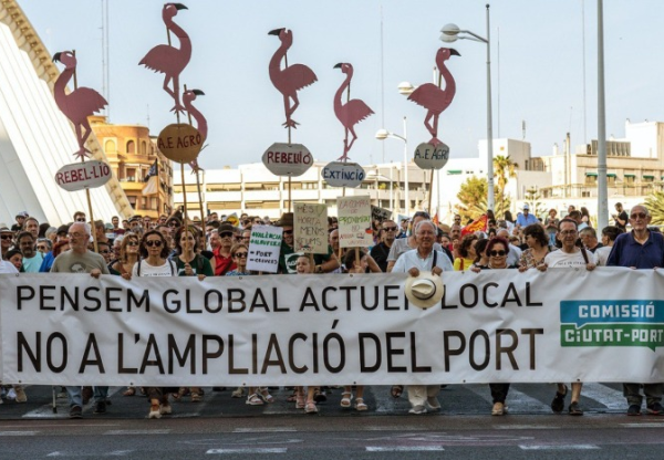 Imagen de cabecera de Frenemos la ampliación del Puerto