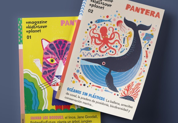 Imagen de cabecera de PANTERA MAGAZINE, la revista para niños y niñas que sí salvarán el planeta