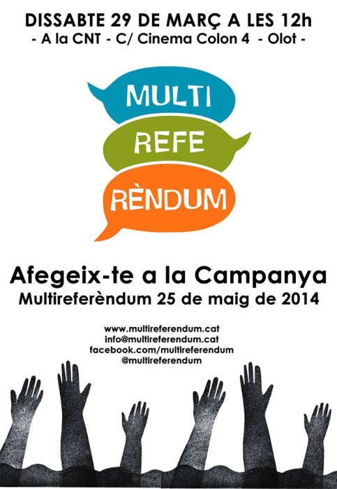 Presentació Multireferèndum a Olot