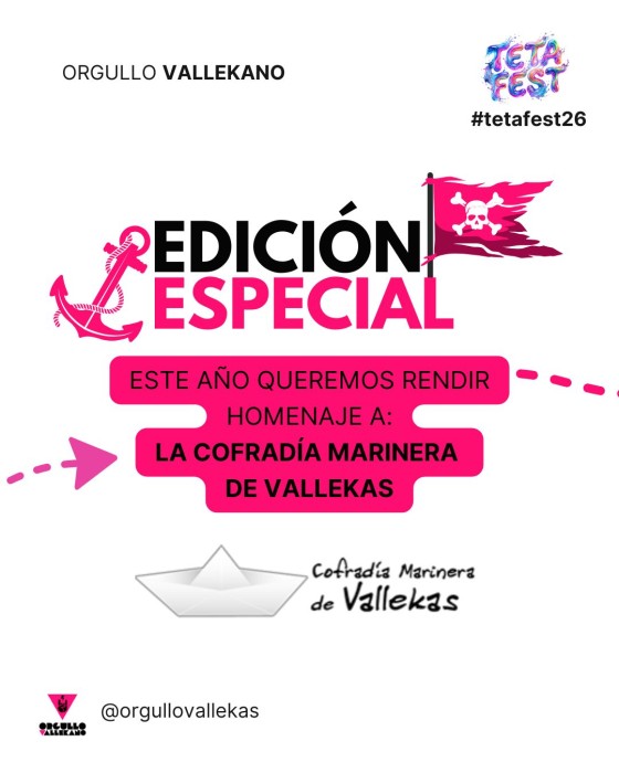 Este año el Tetafest tiene dedicatoria: Cofradía Marinera de Vallekas