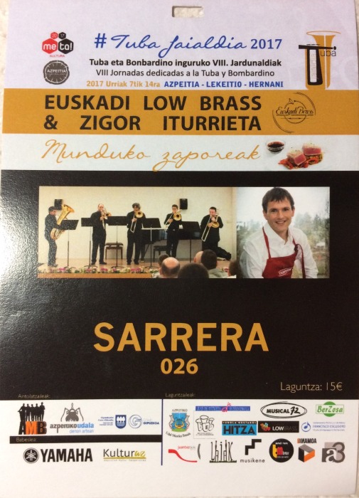 Munduko Zaporeak Sarrerak / Entradas Sabores del Mundo