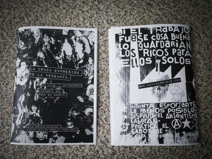 Recompensas para Ansia I , II, IV, V y VI . Fanzine la cruda expresión de la venganza.